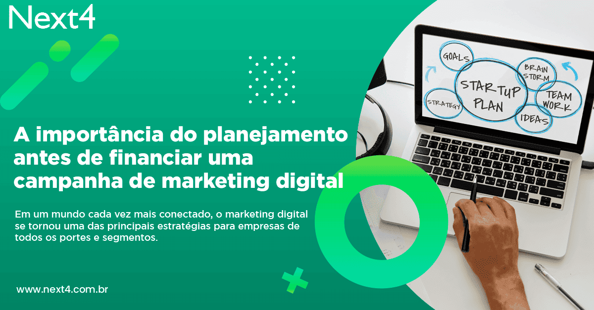 A importância do planejamento antes de financiar uma campanha de marketing digital